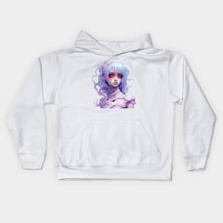 Pastel Goth Mummy Woman Kids Hoodie